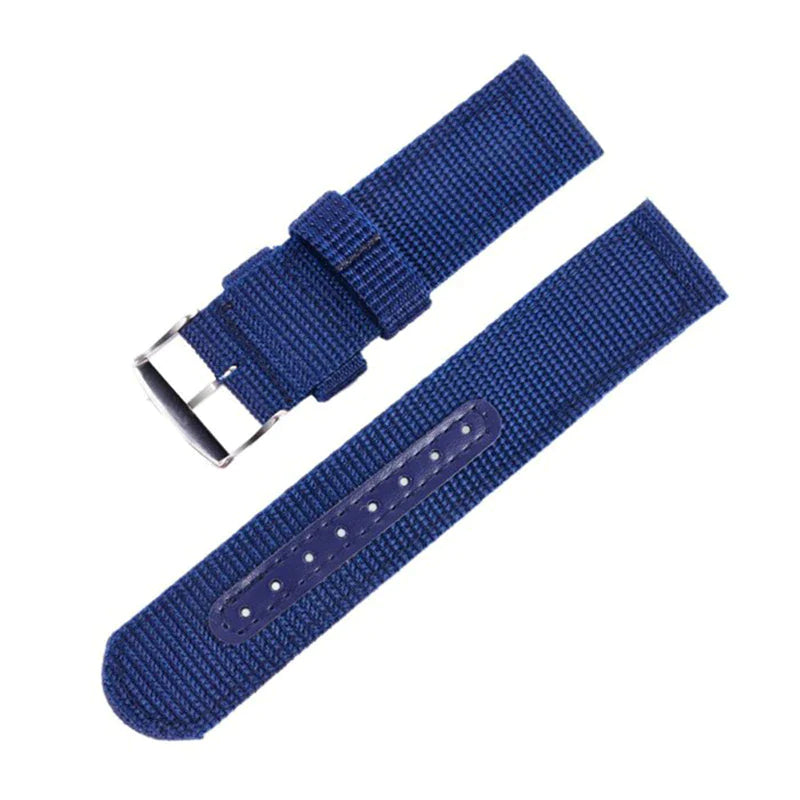 18Mm 20Mm 22Mm 24Mm Military Canvas Nylon Wrist Watch Band Strap Bracelet Sport