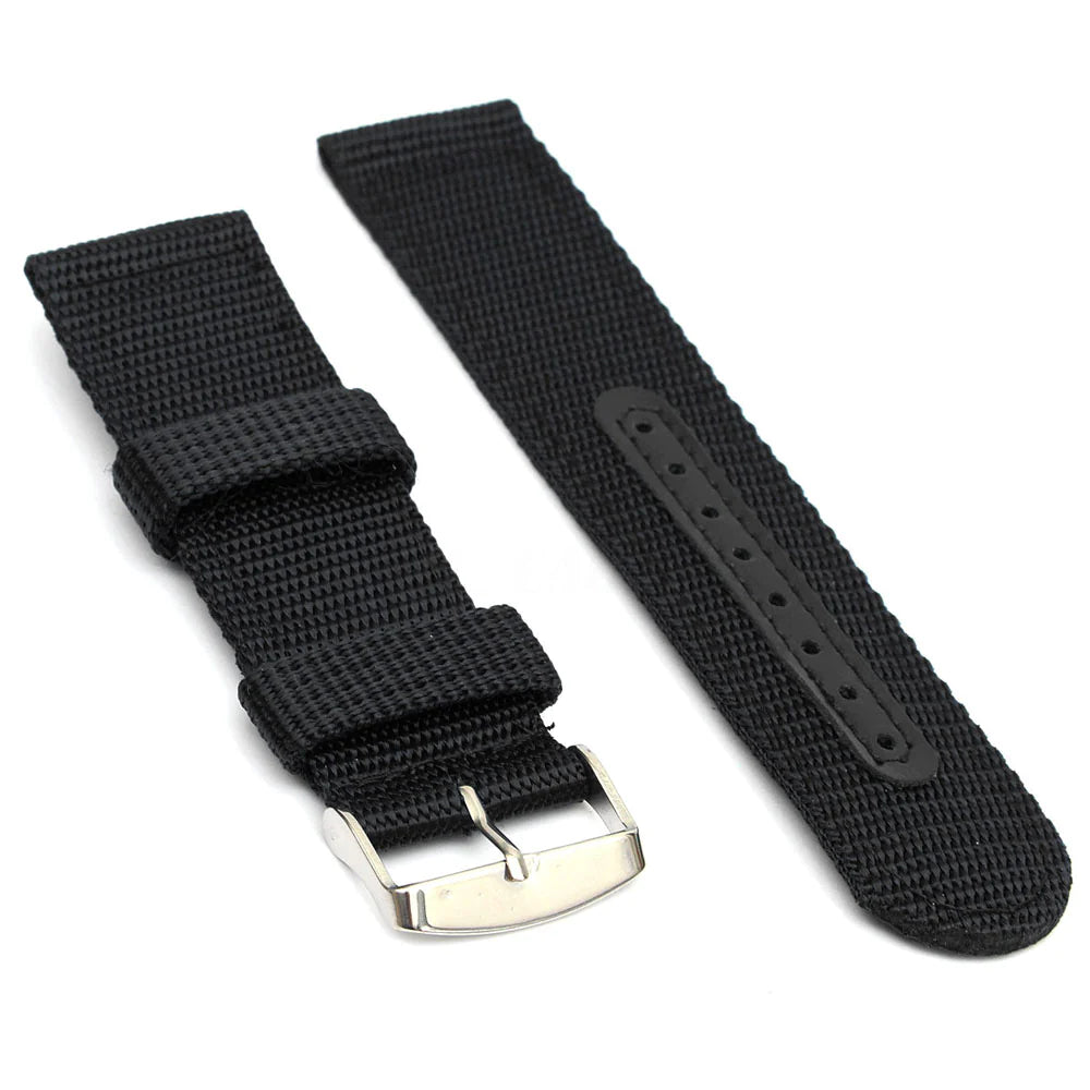 18Mm 20Mm 22Mm 24Mm Military Canvas Nylon Wrist Watch Band Strap Bracelet Sport